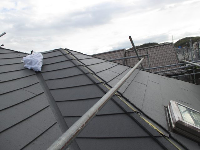 三木市のカバー工事でスーパーガルテクトを施工